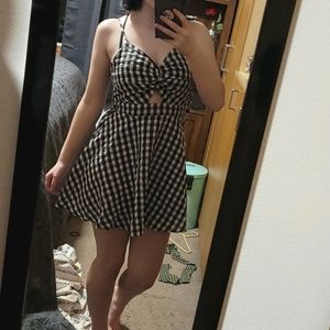 Checkered Minidress
